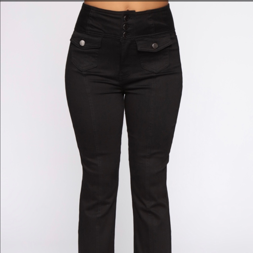 Capri high wait jeans